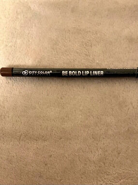 City Color Be Bold Lip Liner Mood Brown Lip Liner NWT